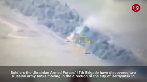 Ukrainian army shows how they “hunt” Russian tanks with Germany-provided SMArt 155 projectile