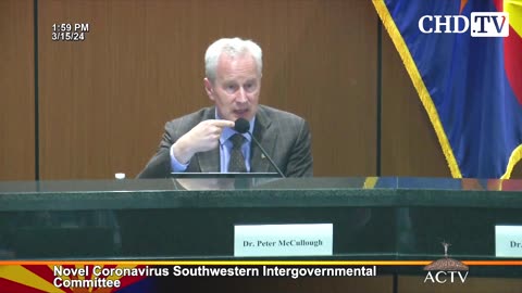 Dr Peter McCullough's Closing Remarks in Arizona Senate