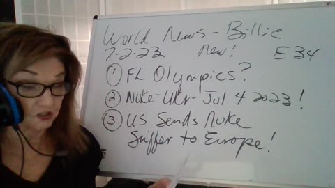 70223 FL Olympics? Nuke -Ukraine - Jul 4? US Sends Nuke Sniffer to Crete! World News -Billie E34