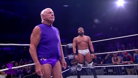 (2022.07.31) Ric Flair & Andrade El Idolo vs Jay Lethal & Jeff Jarrett - Flair's Last Match