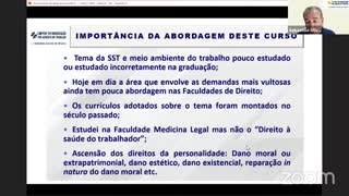 Aula acidente do trabalho - prof. Sebastião Geraldo de Oliveira