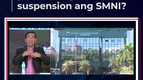 Meron bang malinaw na conclusion ang NTC para patawan ng indefinite suspension ang SMNI?