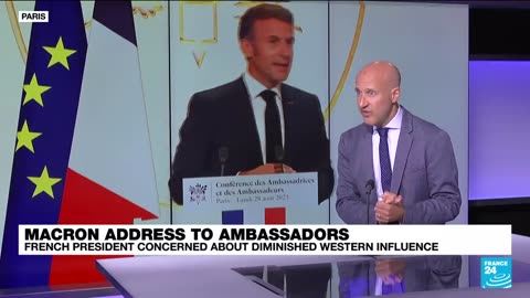 French President Macron concerned about diminished western influence