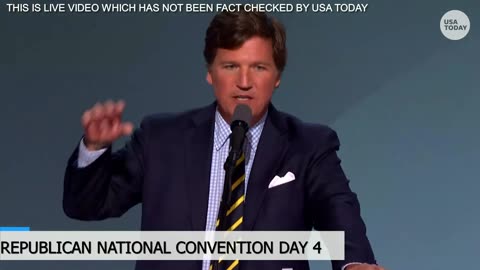 Tucker Carlson at RNC: 'You could take a mannequin