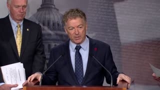 Rand Paul is fuming..This process stinks. It's an abomination. It's a rotten way to run government