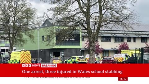 Wales school incident: Three injured and onearrested in suspected stabbing | BBC News