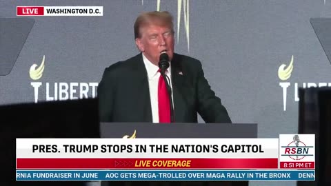 "Keep Getting Your 3%" - Trump Claps Back At Libertarian Hecklers