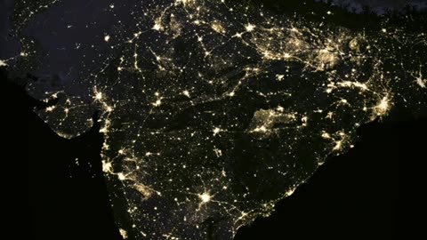 India in night