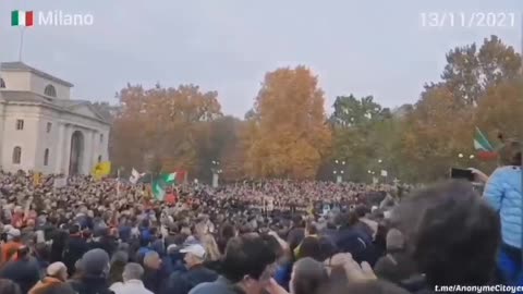 Per quelli che credono che in Italia non ci siano manifestazioni solo perche la TV tace