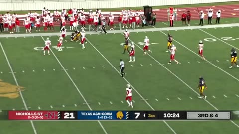 Nicholls vs Texas A&M-Commerce Highlights | College Football Week 8 | 2023 College Football