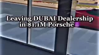 Leaving Dubai Dealership in a $1.1 Million Porshe || Andrew Tate