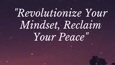 Mindset revolution your stress free future