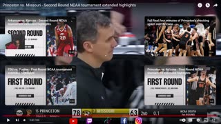 Princeton vs. Missouri - Second Round NCAA tournament extended highlights Reaction