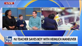 NJ teacher who saved choking student tells story on 'Fox & Friends'