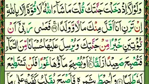 Holly Quran Beautiful Recitation Of Surah Al Kahf Page 6 Quran Tilawat
