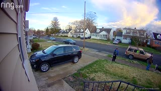 Neighbor Trespasses to Stop Security Camera From Recording Sidewalk