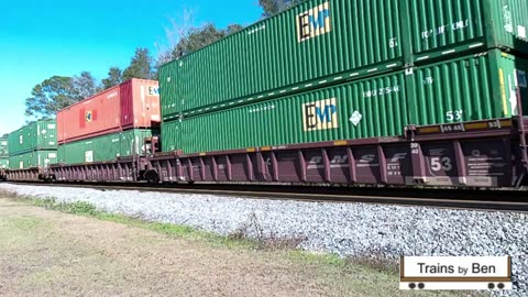 A Day of NS Trains in South Ga