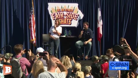 EARLIER: Ron DeSantis Speaks with Gov. Kim Reynolds at Iowa State Fair...