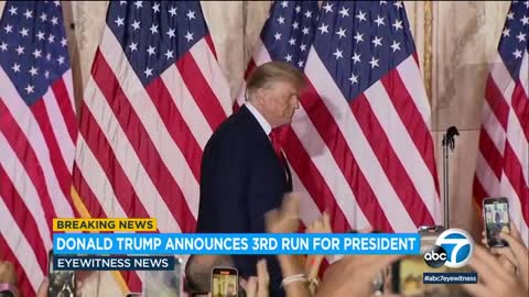 Donald trump announces running for 2024 elections