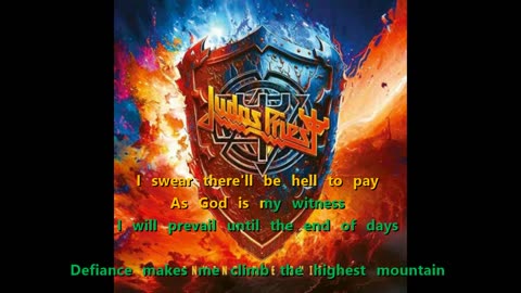 Judas Priest - As God Is My Witness {karaoke of the worlds}