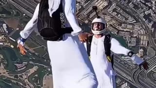 Sky diving