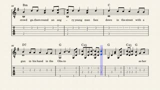 In The Ghetto (The Vicious Circle) – Elvis Presley, Mac Davis (Guitar TABS) sheet music