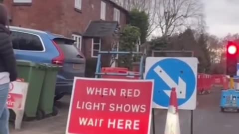 Are people getting dumber and don't know that red means to stop?