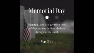 Happy Memorial Day!