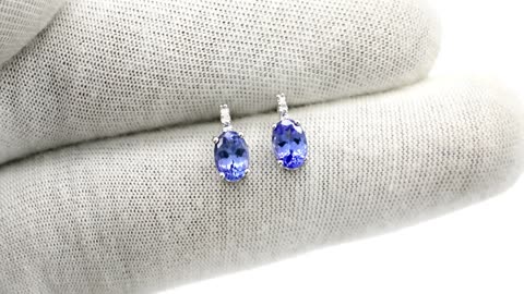 Gold Tanzanite Earrings | Chordiajewels.com