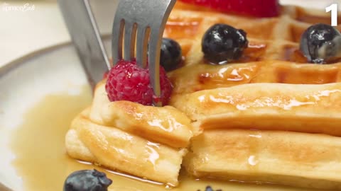 Simple Belgian Waffles 🍽️ easy breakfast recipes 🍽️