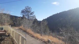 Fighter jets fly over Central City Colorado TURN UP VOLUME