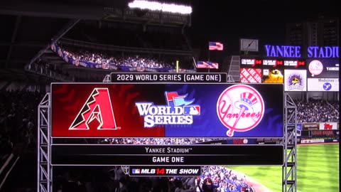 MLB The Show: Arizona Diamondbacks vs New York Yankees (S16 World Series G 1-4)
