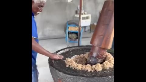 groundnut oil making viral video