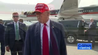 Trump Brutally Roasts Fani Willis - Mocks Biden To Reporters On Tarmac