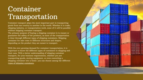 SLR Shipping's in-depth analysis of Types of Shipping Containers