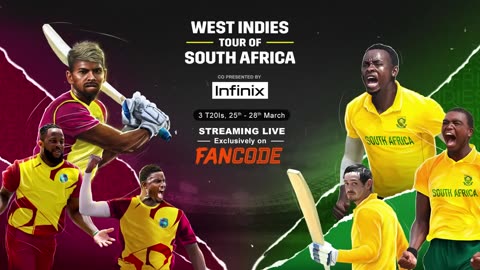 West Indies tour of South Africa | SA vs WI 1st T20I Highlights | LIVE on FanCode