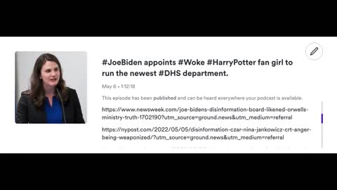 Joe Biden appoints Woke Harry Potter fan girl to run the newest DHS department