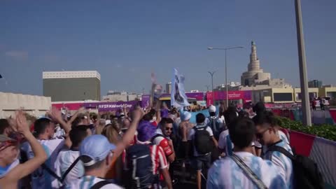 Argentina fans get set for Qatar 2022 World Cup opener against Saudi Arabia｜Maradona｜Messi