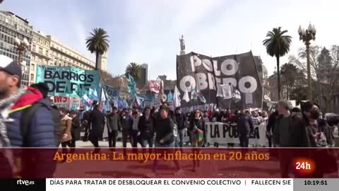 ARGENTINA: La INFLACIÓN sufre su mayor SUBIDA en los últimos 20 AÑOS | RTVE Noticias