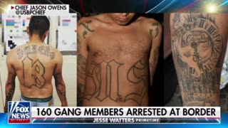 160 gang members arrested at border