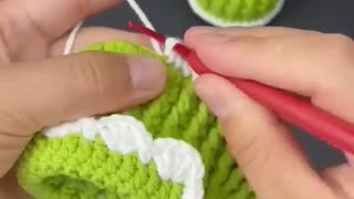 Crochet baby shoes