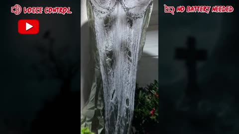 4.9Ft Halloween Hanging Ghost Decorations & Pawkin Cat Litter Mat