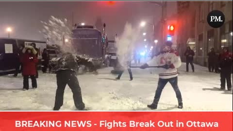 BREAKING NEWS - Fights Break Out in Ottawa!