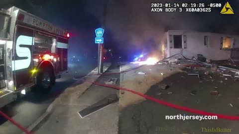 Body cam footage shows moment of harrowing Pompton Lakes house explosion