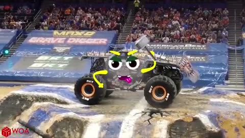 Crazy Monster Truck Freestyle Moments | Monster Jam highlights 2020 | Woa Doodles Funny Videos