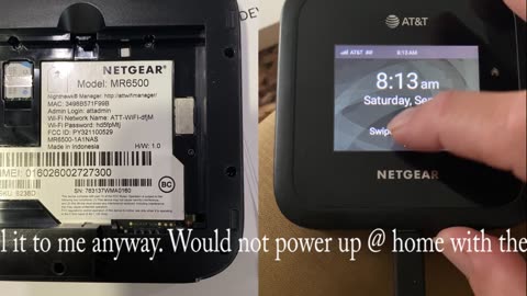 Netgear NighthawkM6 from AT&T DOA