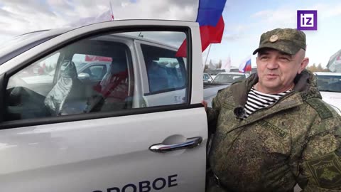 IZ.RU The "People's Front" give 55 trucks to military in Rostov-on-Don.