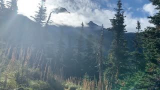 Oregon - Hiking Ridgeline in the Shadow of Mount Hood - 4K