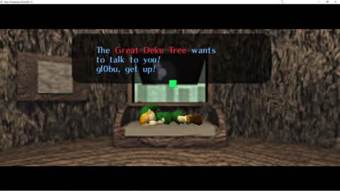 Ocarina of Time - The Deku Tree Summons our Hero