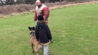 Personal protection dog training.